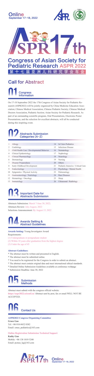 Call for Abstract ASPR